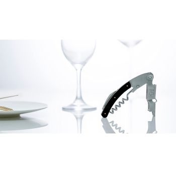 Manual Wine Corkscrew Pine Wood Handle Corkscrew and Foil Knife, Multifunctional One-piece Waiter Corkscrew, Mostly Used