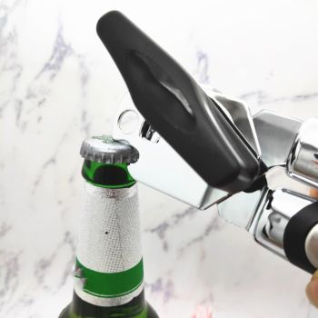 Multifunctional Tin & Can Opener, Manual Kitchen Tool, Professional Ergonomic Heavy Duty Safety Manual Can Opener for Seniors