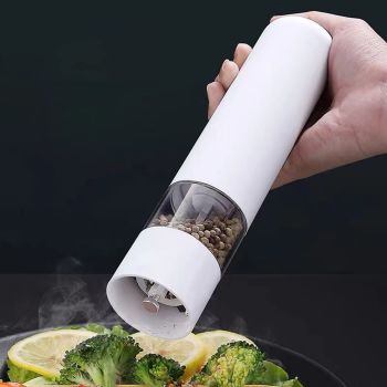 Pepper Grinder Pepper Mill, Salt Grinder Refillable, Adjustable Coarseness Black Pepper Grinder, Stainless Steel Sea Salt Shaker