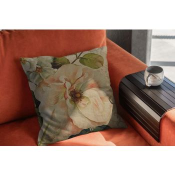 2 Pcs Outdoor Waterproof Linen Pillow Cover 45 x 45cm,Living Room Sofa Car Garden Terrace Balcony Decorative Cushion Cover
