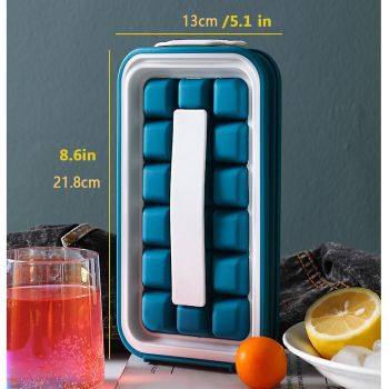 Ice Tray - Innovative Cube Tray Mold - Ice Maker, Storage Container, Dispenser - Ultra-Portable.Just a gentle pull to release