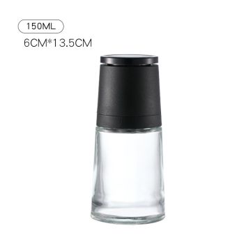 Salt Grinder Salt & Pepper Grinder Refillable Coarseness Adjustable Pepper Mill Shaker with Glass Body for Home,Kitchen