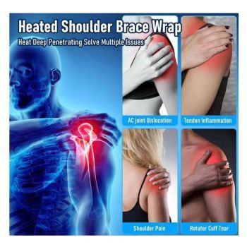 Shoulder-Heating-Pads-Wrap -  Heat Settings for Shoulder,Relieve Muscle Pain,Rotator Cuff,Reduce Shoulder Pain