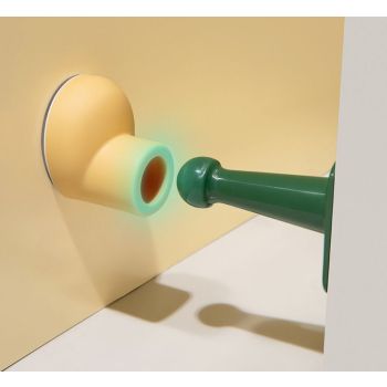 2 Pcs Door Stopper，Creative Door Stoppers, Punch-Free Door Suction Door Stopper Silicone Door Rear Suction Mute Door Stop