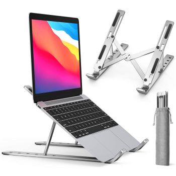 Portable Laptop Stand Holder Aluminum Tablet Stand Foldable Laptop Bracket Computer Tablet Stand PC Holder Support Notebook