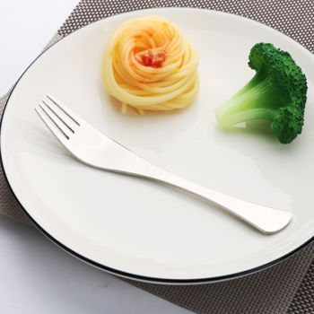 Titanium Cutlery Set, Lightweight Flatware, Modern Design, Dishwasher Safe, Service for
 Auxiliary Fork Spoon Self Eating