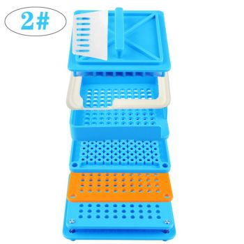 Tool Box,Blue ABS Plastic Multi Functiona Hand Tool Filling Tray Box, with Scraper fit DIY 100 for （Blue）