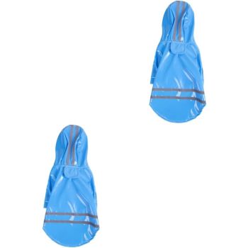 Dogs Raincoat for Dogs Dog Rain Hoodie Pet Rain Slicker Pet Rain Coat Poncho Windproof
 Jacket Pet Rain Coat Windproof Clothing