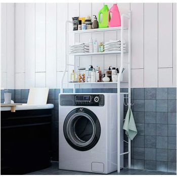 CARLA HOME 3-Tier Over Washing Machine Storage Rack for Laundry Room or Kitchen