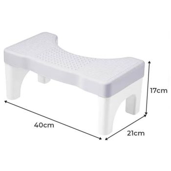 CARLA HOME Toilet Poop Stool Squat Adult for Easy Pooping for Bathroom Adults and Kids