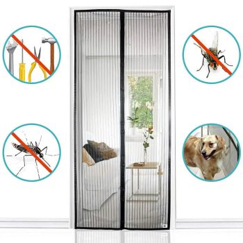 Magnetic Mosquito Net Door Curtain 90x210cm