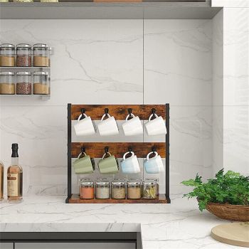 Coffee Mug Holder Stand 43.5cm High, 42cm Wide Kitchen Organizer