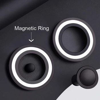 Magnetic Wall Mount Hair Dryer Holder for Dyson - Black Metal