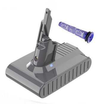 Dyson V7 SV11 9500mAh Replacement Battery + Pre Filter Kit