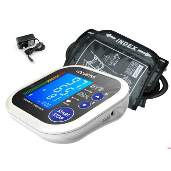 Digital Blood Pressure Monitor Large Cuff + AC Adapter