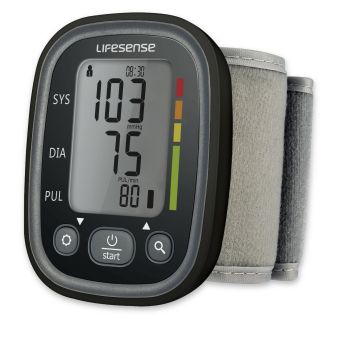 Automatic Digital Wrist Blood Pressure Monitor Black