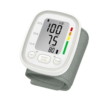 Automatic Digital Wrist Blood Pressure Monitor White