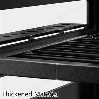 Power Tool Rack Organizer - Wall Mount Drill Holder, 4 Layers