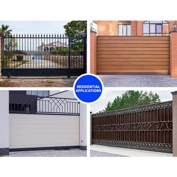 Electric Sliding Gate Opener 550W 0.74HP 4m Kit 2000KG w/ Remote & APP