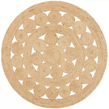 Atrium pilu natural rug 200 x 200cm