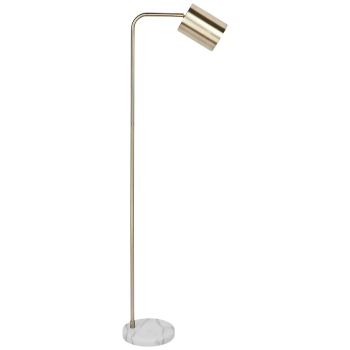 Snapper floor lamp gold marble