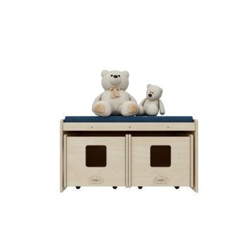 Jooyes Kids Toy Bench With Storage