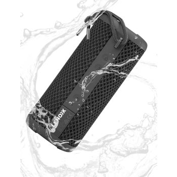 IPX7 Waterproof & Portable Bluetooth Speaker (Black) 10W, 360 Audio