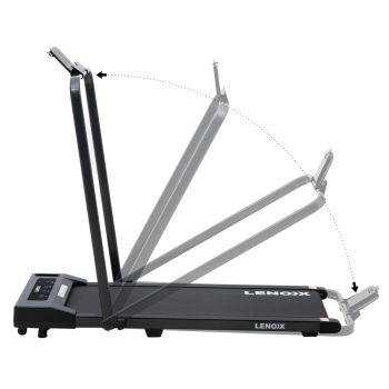 2HP 52cm Walking Pad Treadmill w/ Remote, Foldable Handrail, and Tablet Holder