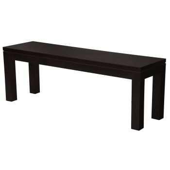 Tilda Solid Mahogany Timber Bench (Chocolate)