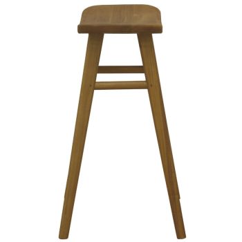 Aria Oval Solid Timber Counter Stool (Caramel)