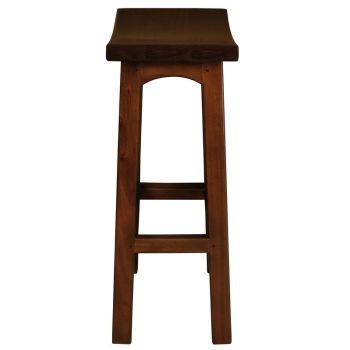 Tokyo Solid Mahogany Timber Barstool (Mahogany)