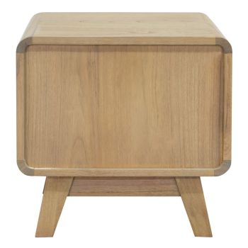 Providence 2 Drawer Bedside Table (Natural)