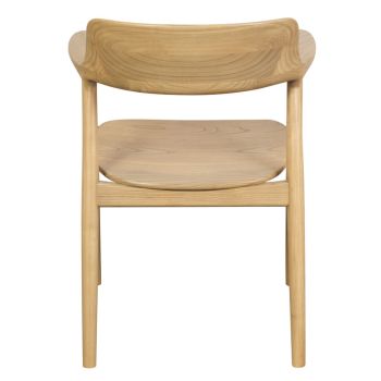 Nobu Solid Oak Arm Chair (Natural)