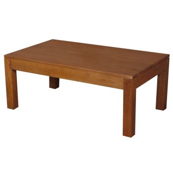 Amsterdam Solid Mahogany Timber Coffee Table (Light Pecan)