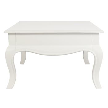 French Provincial 2 Drawer Coffee Table - White