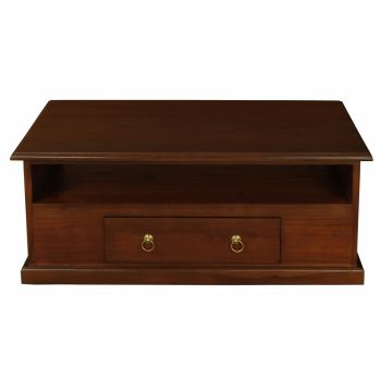 Tasmania 2 drawer Coffee Table - Mahogany