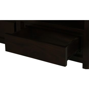 Amsterdam 4 Drawer Coffee Table (Chocolate)