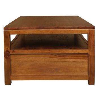 Amsterdam 4 Drawer Coffee Table (Light Pecan)