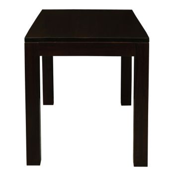 Amsterdam Solid Mahogany Timber Dining Table 120 x 70 cm (Chocolate)