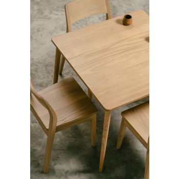 Nobu Oak Dining Table 90 x 90cm (Natural)