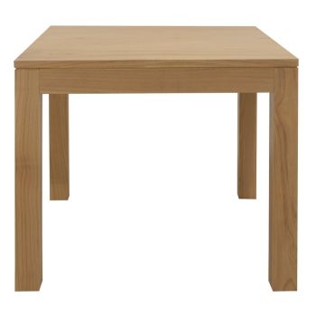 Amsterdam Solid Mindi Timber Dining Table 90 x 90 cm (Natural)