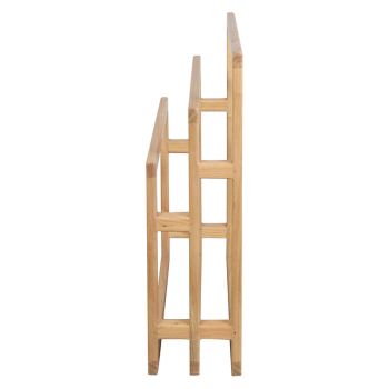 Nobu Solid White Cedar Wood Towel Stand (Natural)