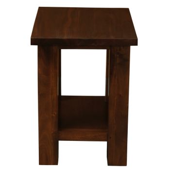 Tokyo Solid Mahogany Timber Lamp Table (Mahogany)