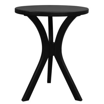 Gatsby Round Side Table - Small (Black)