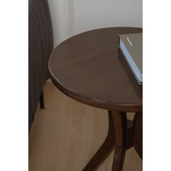 Gatsby Round Side Table - Small (Walnut)