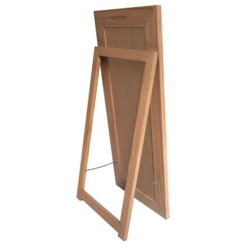 Manhattan Solid Timber Frame Standing Mirror - Nautral