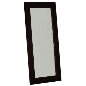 Manhattan Solid Timber Frame Wall Mirror - Chocolate