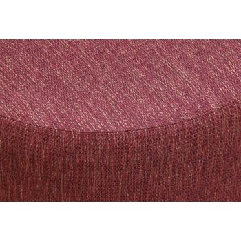 Manhattan Round Ottoman (Cherry Red)