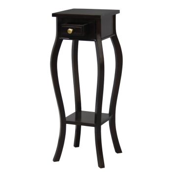 Cabriole Leg Plant Stand (Chocolate)