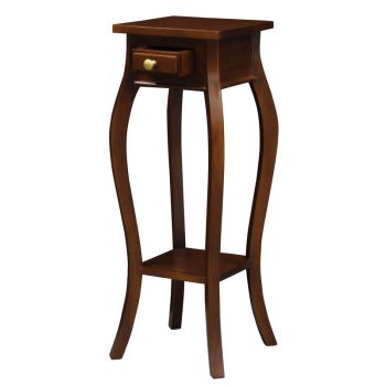 Cabriole Leg Plant Stand (Mahogany)